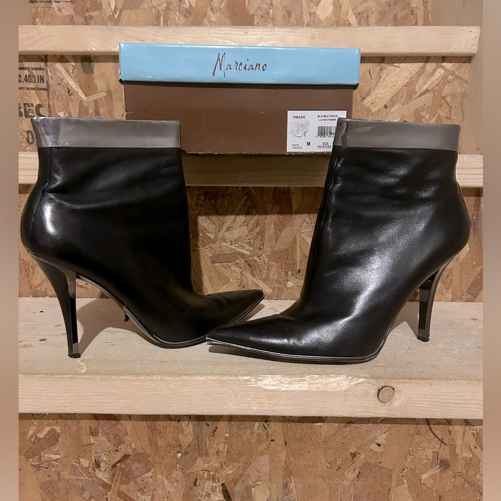 Soft leather booties from Marciano